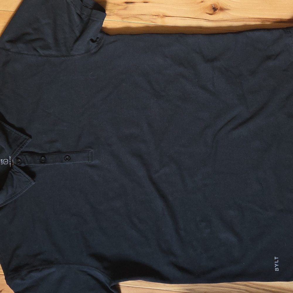Bylt Basics Lux Polo Black Large - Picture 2 of 6